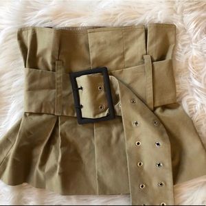 NWOT FRONT ROW SHOP TUBETOP WITH BELT